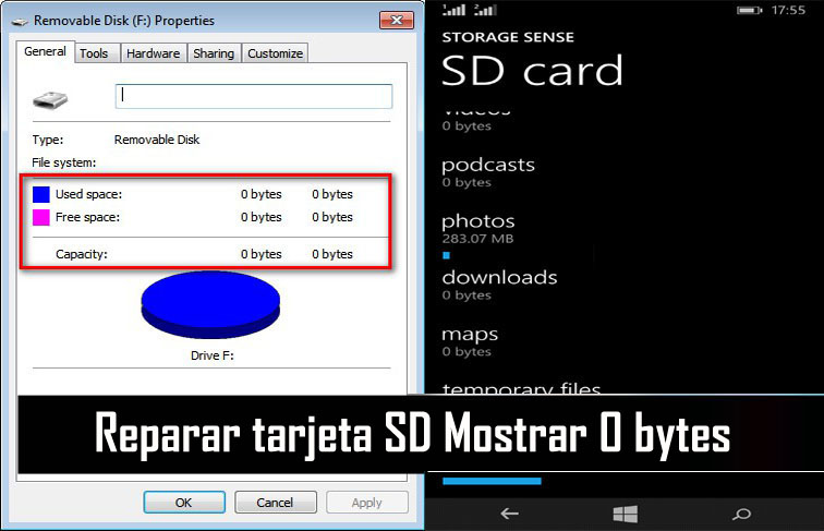 Tarjeta-fija-SD-Mostrar-0-Bytes