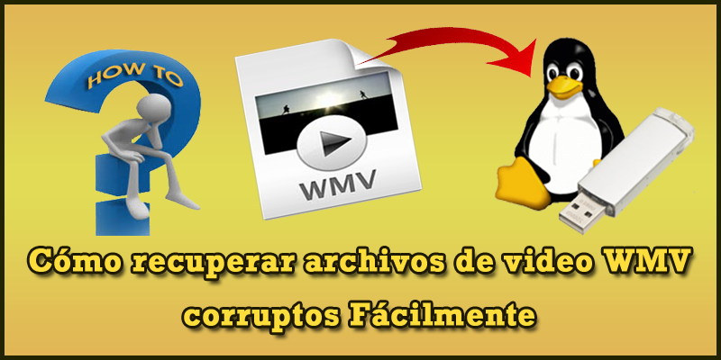 Cómo recuperar archivos de video WMV corruptos Fácilmente