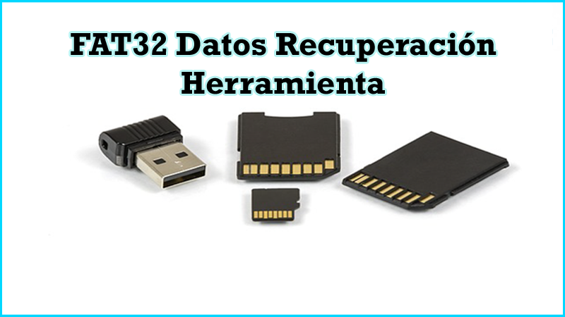 recuperar datos de la tarjeta SD fat32