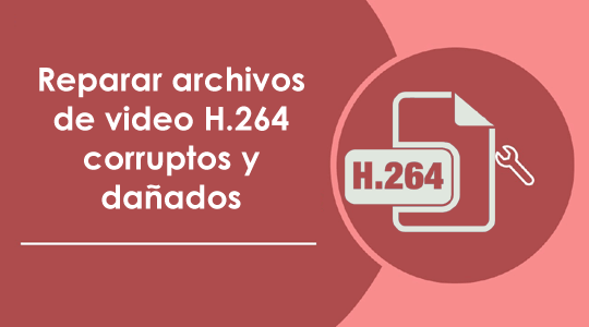reparar archivos de video H.264 corruptos y dañados