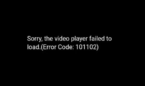 Sorry, the video player failed to load.(Error Code 101102)