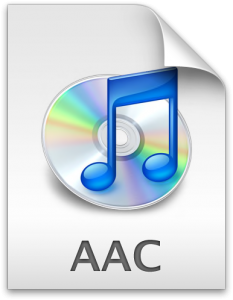 AAC audio archivo recuperación