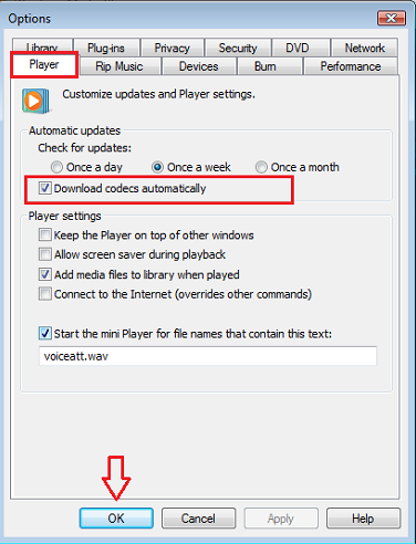 Arreglar Windows Media Player Sin sonido MP4 Video